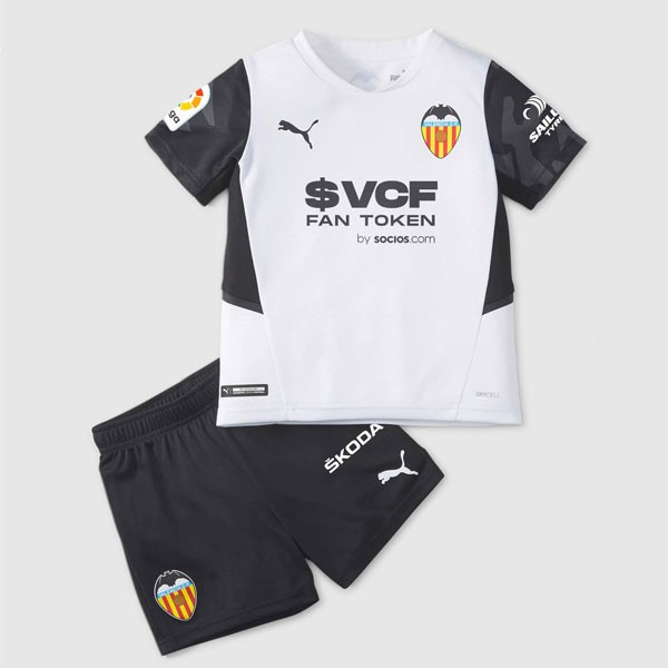Camiseta Valencia Primera equipo Niño 2021-22